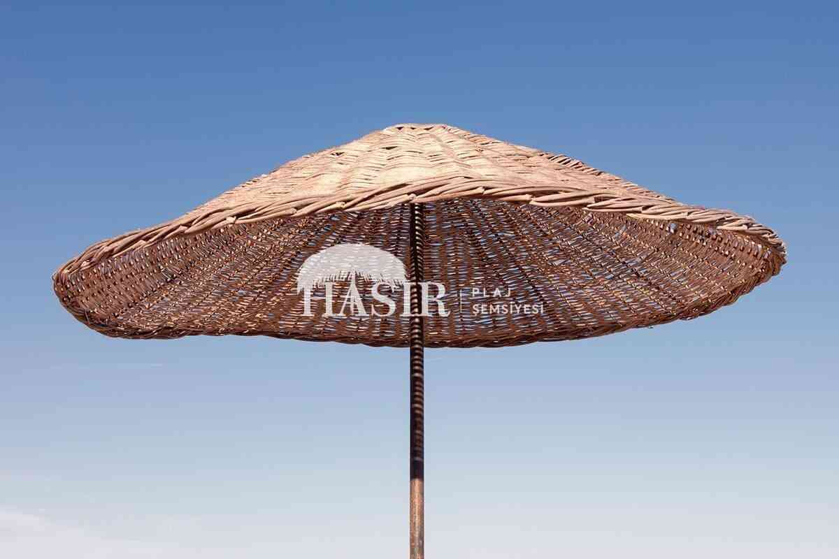 Örme Hasır Plaj Şemsiyesi