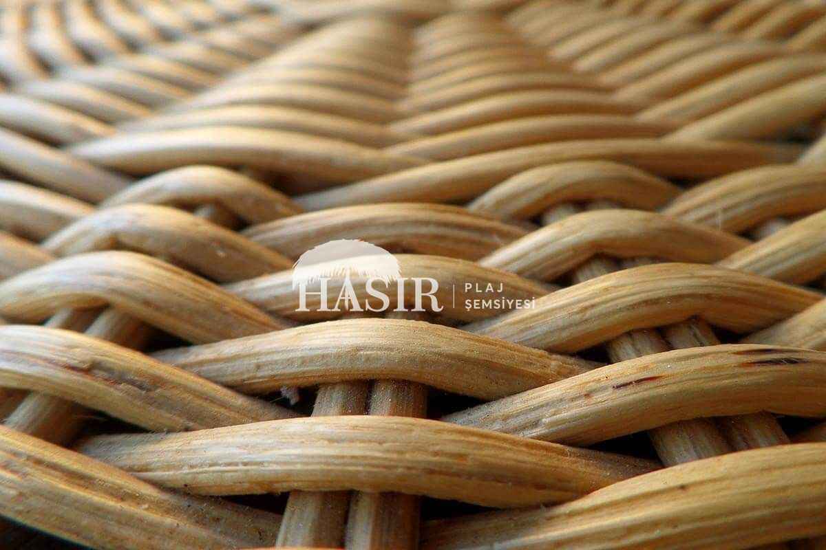 Örme Hasır Plaj Şemsiyesi