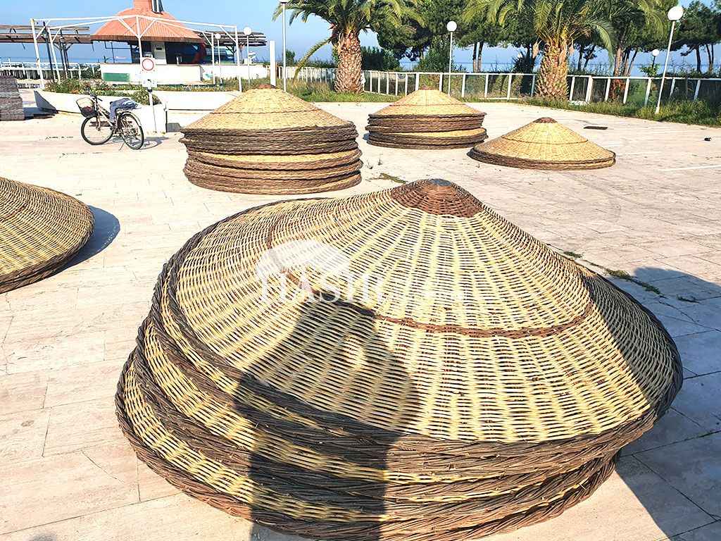 Örme Hasır Plaj Şemsiyesi