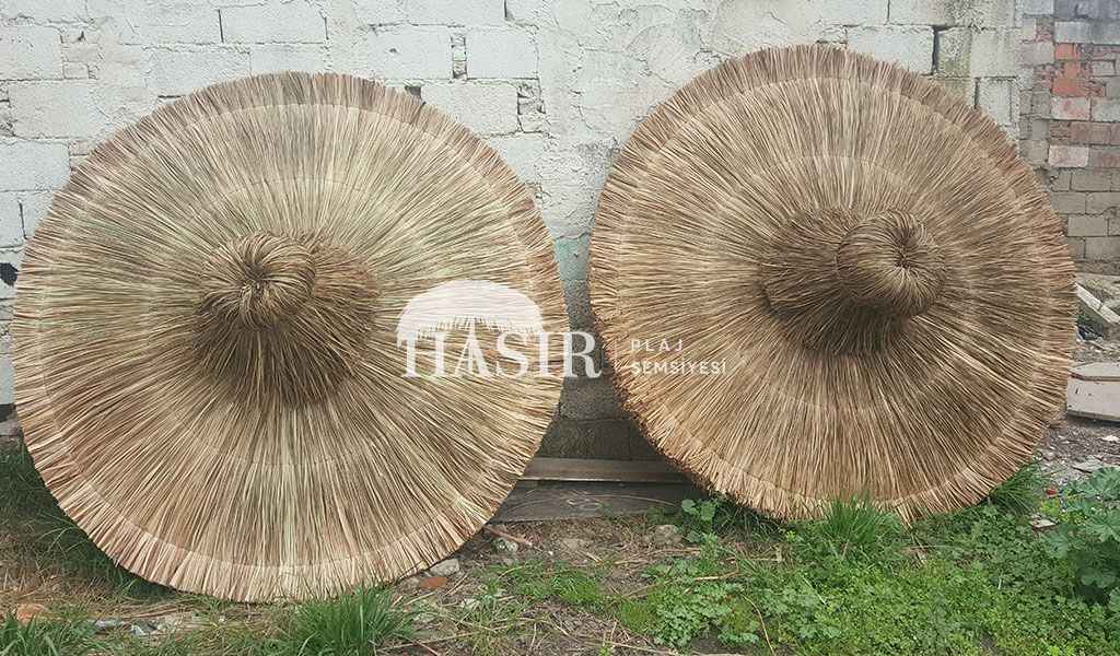 Örme Hasır Plaj Şemsiyesi